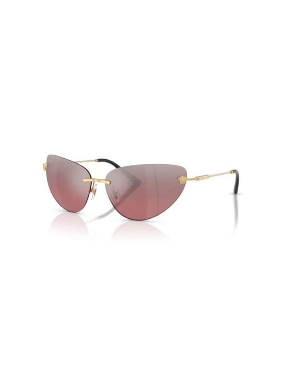 Versace VE2281 10027E 64 Gold/Pink Mirror Silver Gradient Women's Sunglasses